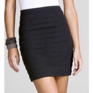 Express Olive Green High Waisted Bandage Mini Skirt